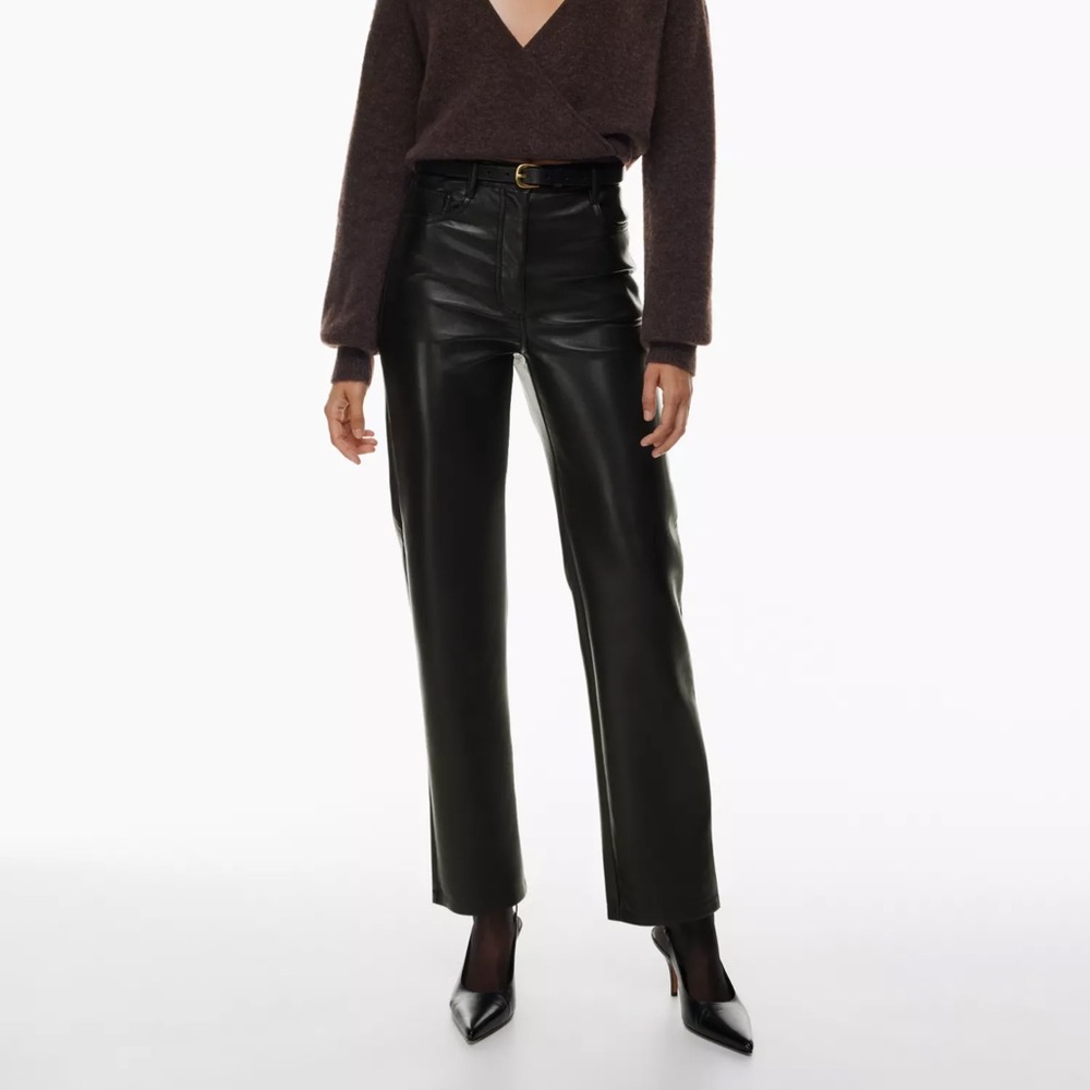 Aritzia Wilfred The Melina Pant (black; size 4)
